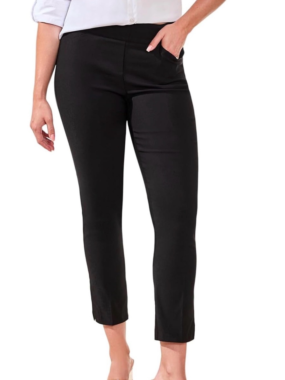 Tribal Pull-on Performance Stretch, Slim Ankle with Flatten It Tummy Control